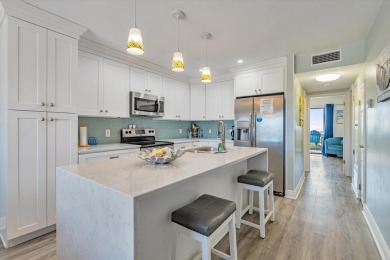 This completely  renovated Blue Surf Townhome has a unique floor on Seascape Golf Course in Florida - for sale on GolfHomes.com, golf home, golf lot