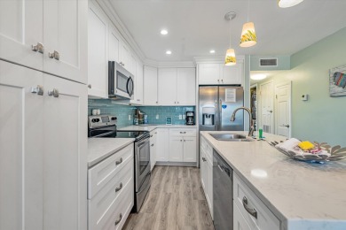 This completely  renovated Blue Surf Townhome has a unique floor on Seascape Golf Course in Florida - for sale on GolfHomes.com, golf home, golf lot
