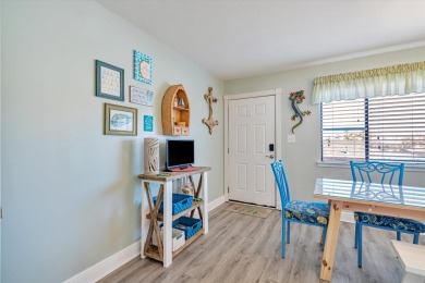 This completely  renovated Blue Surf Townhome has a unique floor on Seascape Golf Course in Florida - for sale on GolfHomes.com, golf home, golf lot