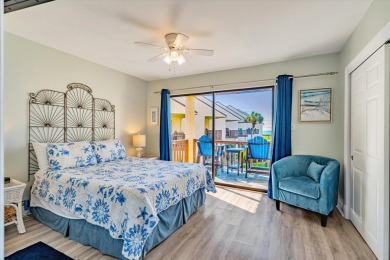 This completely  renovated Blue Surf Townhome has a unique floor on Seascape Golf Course in Florida - for sale on GolfHomes.com, golf home, golf lot