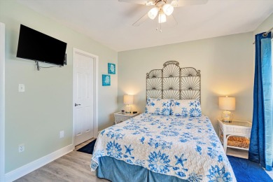 This completely  renovated Blue Surf Townhome has a unique floor on Seascape Golf Course in Florida - for sale on GolfHomes.com, golf home, golf lot