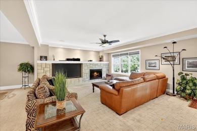 Experience luxury living in this stunning villa, perfectly on Meadowbrook Country Club in Missouri - for sale on GolfHomes.com, golf home, golf lot