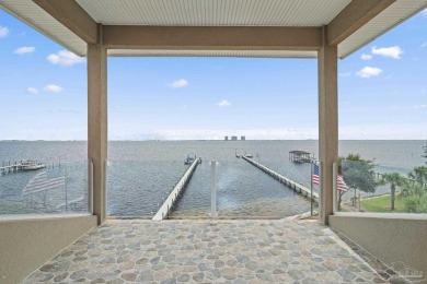 This stunning ICF waterfront home, featuring 135 feet on the on Tiger Point Golf and Country Club in Florida - for sale on GolfHomes.com, golf home, golf lot