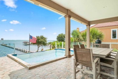 This stunning ICF waterfront home, featuring 135 feet on the on Tiger Point Golf and Country Club in Florida - for sale on GolfHomes.com, golf home, golf lot