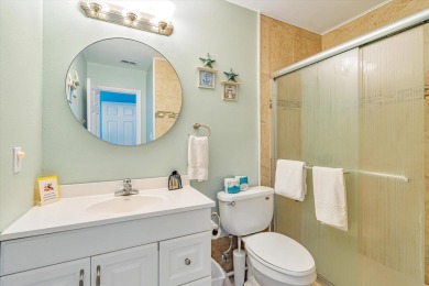This completely  renovated Blue Surf Townhome has a unique floor on Seascape Golf Course in Florida - for sale on GolfHomes.com, golf home, golf lot