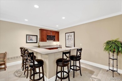 Experience luxury living in this stunning villa, perfectly on Meadowbrook Country Club in Missouri - for sale on GolfHomes.com, golf home, golf lot