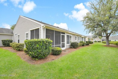 Discover effortless living in this charming Clayton model patio on Okatie Creek Golf Club in South Carolina - for sale on GolfHomes.com, golf home, golf lot