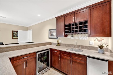 Experience luxury living in this stunning villa, perfectly on Meadowbrook Country Club in Missouri - for sale on GolfHomes.com, golf home, golf lot