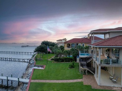 This stunning ICF waterfront home, featuring 135 feet on the on Tiger Point Golf and Country Club in Florida - for sale on GolfHomes.com, golf home, golf lot