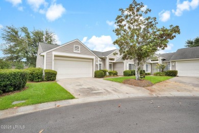 Discover effortless living in this charming Clayton model patio on Okatie Creek Golf Club in South Carolina - for sale on GolfHomes.com, golf home, golf lot