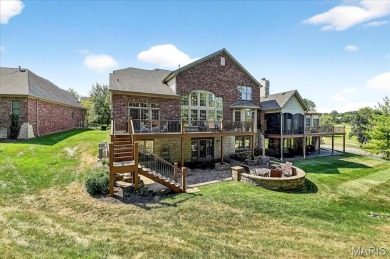 Experience luxury living in this stunning villa, perfectly on Meadowbrook Country Club in Missouri - for sale on GolfHomes.com, golf home, golf lot