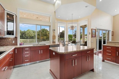 Elegant custom home on a rare oversized lot at the end of the on  in Florida - for sale on GolfHomes.com, golf home, golf lot