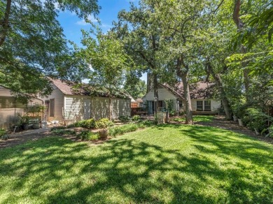 Updated 1942 traditional style home with Austin stone exterior on Stevens Park Golf Course in Texas - for sale on GolfHomes.com, golf home, golf lot