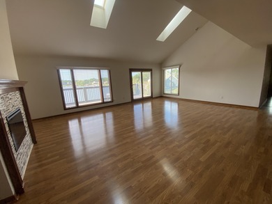 Enjoy stunning Lake views from this 3 bedroom and 2 bath condo on Lake of Four Seasons Country Club in Indiana - for sale on GolfHomes.com, golf home, golf lot