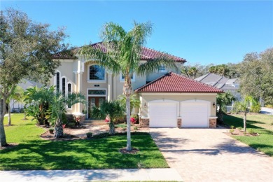 Experience luxurious living in this stunning Mediterranean on Grand Haven Golf Club in Florida - for sale on GolfHomes.com, golf home, golf lot