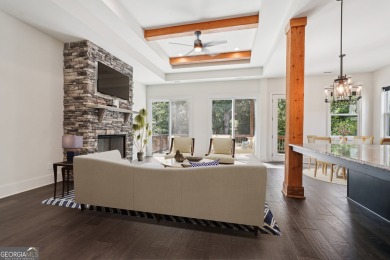 Step into this light-filled 2022-built, 3-bedroom, 2.5-bath on Achasta Golf Club in Georgia - for sale on GolfHomes.com, golf home, golf lot