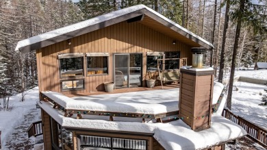 Charming Whitefish home with prime location and endless on Iron Horse Golf Club in Montana - for sale on GolfHomes.com, golf home, golf lot