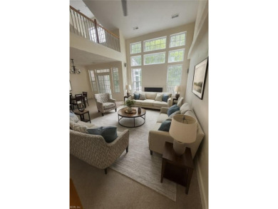 Bright and airy home featuring soaring cathedral ceilings and on Riverfront Golf Club in Virginia - for sale on GolfHomes.com, golf home, golf lot