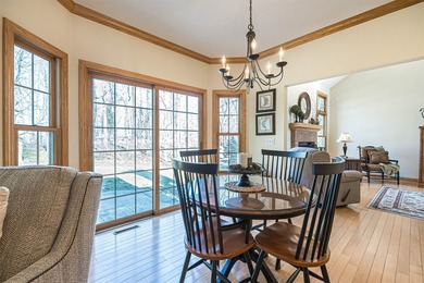 Immaculately maintained custom home backing up to the 7th on Whispering Woods Golf Course in Pennsylvania - for sale on GolfHomes.com, golf home, golf lot