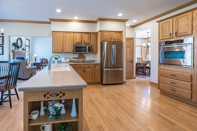 Immaculately maintained custom home backing up to the 7th on Whispering Woods Golf Course in Pennsylvania - for sale on GolfHomes.com, golf home, golf lot