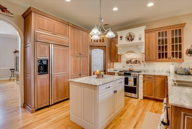 This elegant, custom-built home epitomizes the gracious southern on Woodside Plantation Country Club in South Carolina - for sale on GolfHomes.com, golf home, golf lot