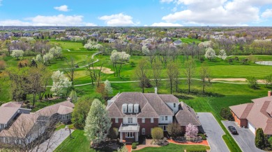 Stunning, classic 3 story home in gated golf course community of on Briar Ridge Country Club in Indiana - for sale on GolfHomes.com, golf home, golf lot