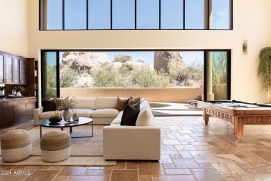 Extraordinary desert estate w/ home theatre situated along the on The Estancia Club in Arizona - for sale on GolfHomes.com, golf home, golf lot