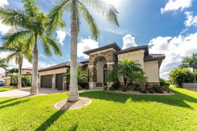 This elegant open concept custom home with superb quality and on Twin Isles Country Club in Florida - for sale on GolfHomes.com, golf home, golf lot