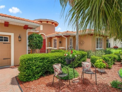 IMPROVED PRICE--An iconic palm tree and elegant paver driveway on Harbor Hills Country Club in Florida - for sale on GolfHomes.com, golf home, golf lot