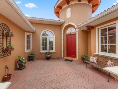IMPROVED PRICE--An iconic palm tree and elegant paver driveway on Harbor Hills Country Club in Florida - for sale on GolfHomes.com, golf home, golf lot