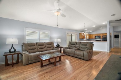 IMMACULATE, TURNKEY 3/2 BLOCK and STUCCO courtyard villa with on The Links of Spruce Creek in Florida - for sale on GolfHomes.com, golf home, golf lot