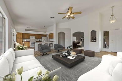 Welcome to this super clean and move-in ready home nestled in on The Duke At Rancho El Dorado Golf Course in Arizona - for sale on GolfHomes.com, golf home, golf lot