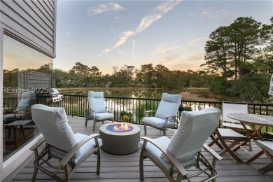 Renovated in 2024, this gorgeous home in Moss Creek overlooks on Moss Creek Golf Club in South Carolina - for sale on GolfHomes.com, golf home, golf lot