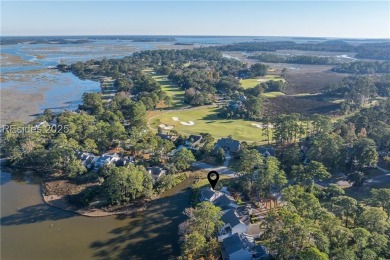 Renovated in 2024, this gorgeous home in Moss Creek overlooks on Moss Creek Golf Club in South Carolina - for sale on GolfHomes.com, golf home, golf lot