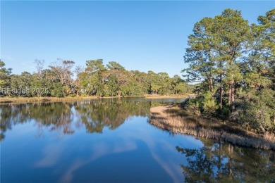 Renovated in 2024, this gorgeous home in Moss Creek overlooks on Moss Creek Golf Club in South Carolina - for sale on GolfHomes.com, golf home, golf lot