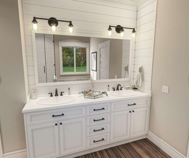 Act now to secure this stunning new-build ranch in Chapel Creek on Santee National Golf Course in South Carolina - for sale on GolfHomes.com, golf home, golf lot