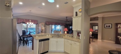 Welcome to this stunning LANTANA with HEATED POOL home, SPA on The Links of Spruce Creek in Florida - for sale on GolfHomes.com, golf home, golf lot