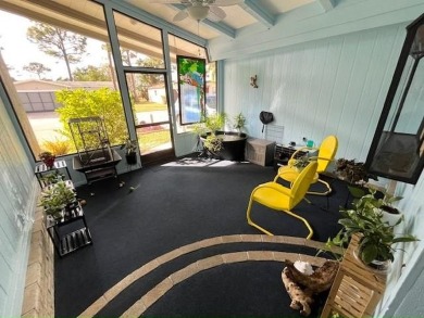 Welcome your guests to a private and serene space, situated on on Del Tura Golf and Country Club in Florida - for sale on GolfHomes.com, golf home, golf lot