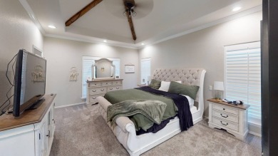 Stunning custom-built 5 bed, 3.5 bath home located right next to on Wolf Ridge Golf Course in Oklahoma - for sale on GolfHomes.com, golf home, golf lot