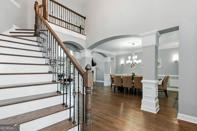 Live the ultimate resort-style lifestyle in this stunning on Hamilton Mill Golf Club in Georgia - for sale on GolfHomes.com, golf home, golf lot