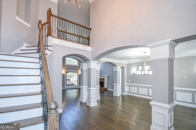 Live the ultimate resort-style lifestyle in this stunning on Hamilton Mill Golf Club in Georgia - for sale on GolfHomes.com, golf home, golf lot