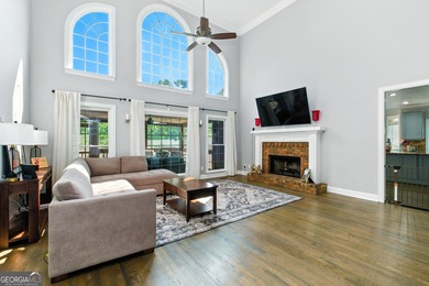 Live the ultimate resort-style lifestyle in this stunning on Hamilton Mill Golf Club in Georgia - for sale on GolfHomes.com, golf home, golf lot