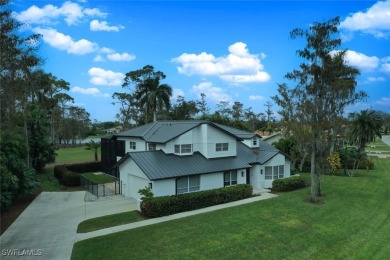 Truly a spectacular home on the 18th hole of the Long Mean Golf on Fiddlesticks Country Club in Florida - for sale on GolfHomes.com, golf home, golf lot