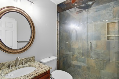 Stately Bay Point pool home with screened lanai on quiet on Bay Point Resort Golf Club in Florida - for sale on GolfHomes.com, golf home, golf lot