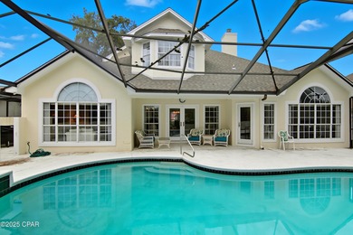 Stately Bay Point pool home with screened lanai on quiet on Bay Point Resort Golf Club in Florida - for sale on GolfHomes.com, golf home, golf lot