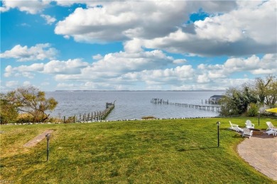 Stunning 6,138 sq. ft. waterfront home high on 1.5 acres with a on Cedar Point Country Club in Virginia - for sale on GolfHomes.com, golf home, golf lot