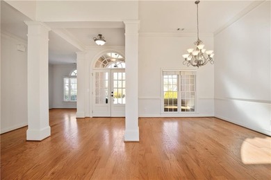 Well-maintained ranch home with a view of the 7th hole of on Hampton Golf Village in Georgia - for sale on GolfHomes.com, golf home, golf lot