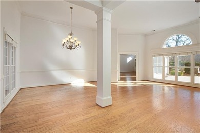 Well-maintained ranch home with a view of the 7th hole of on Hampton Golf Village in Georgia - for sale on GolfHomes.com, golf home, golf lot