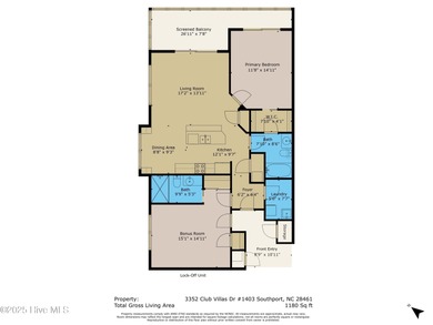 This second floor FULLY FURNISHED condo is a must see! It is a on Members Club At St. James Plantation in North Carolina - for sale on GolfHomes.com, golf home, golf lot