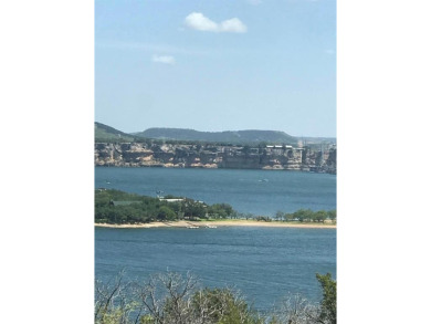 Panoramic view of Possum Kingdom Lake from the covered patio of on The Cliffs Resort in Texas - for sale on GolfHomes.com, golf home, golf lot